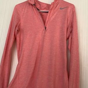 nike dri-fit running jacket pink